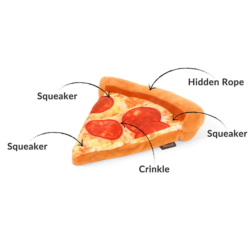 Puppy-roni Pizza Dog Toy