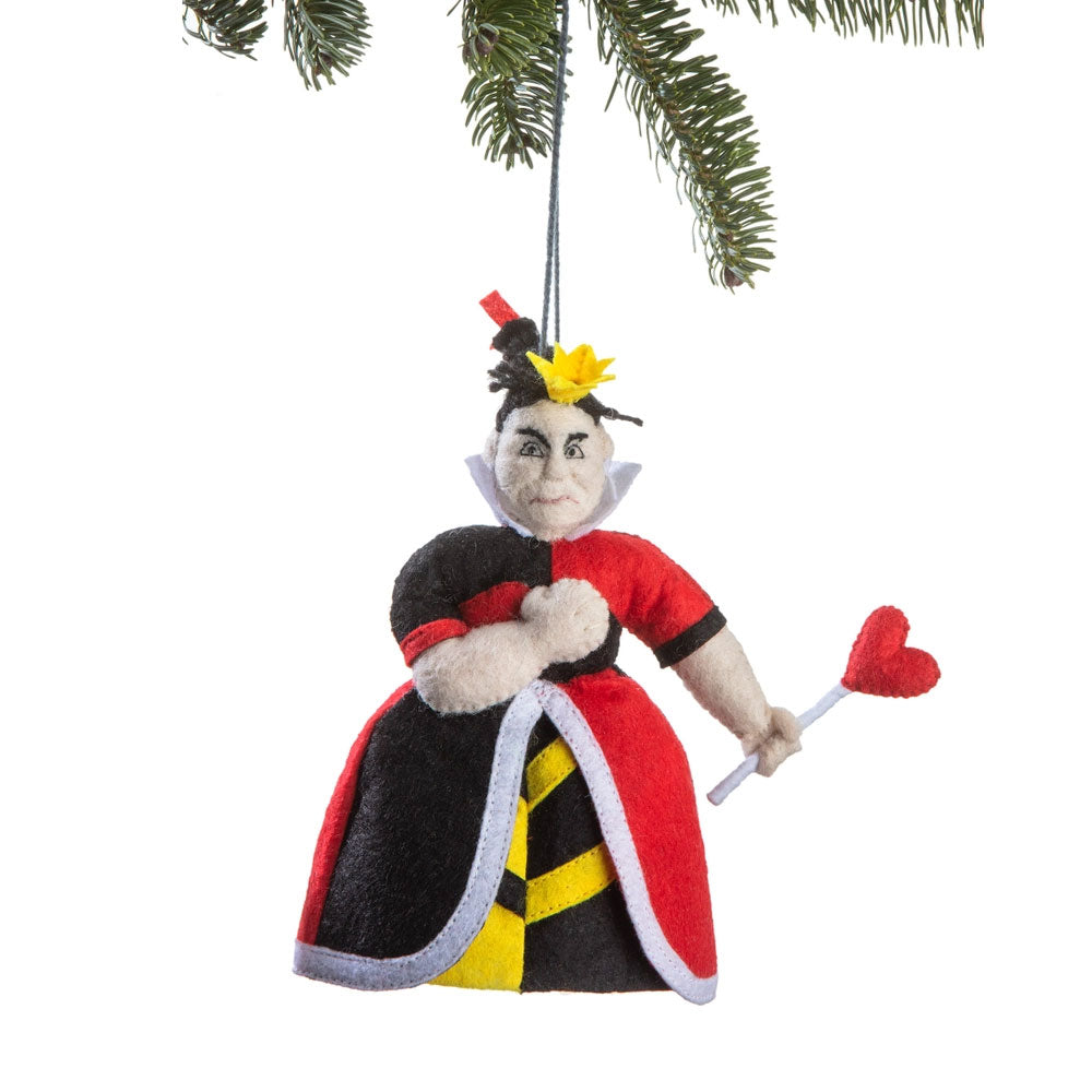 Queen of Hearts Felt Ornament