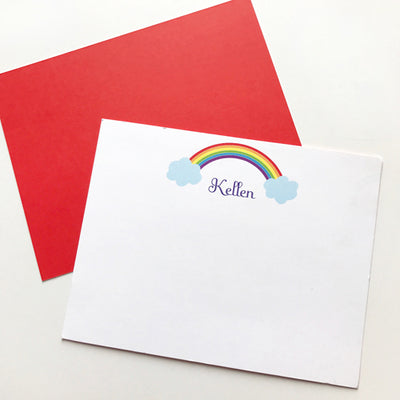 rainbow stationery