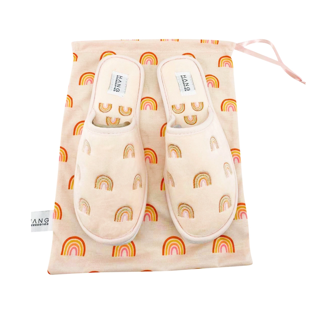 Rainbow Foldable Slippers