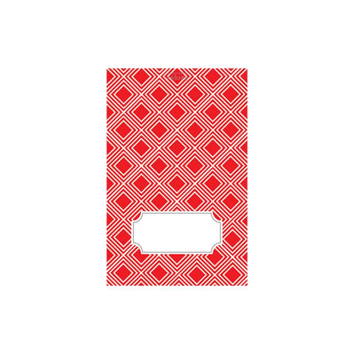 Red Diamond Folded Note - Barque Gifts
