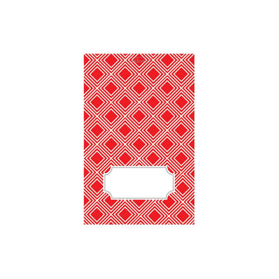 Red Diamond Folded Note - Barque Gifts