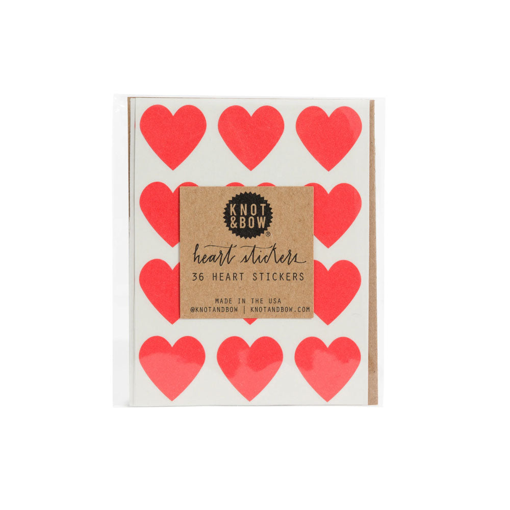 Heart Stickers (set of 36)