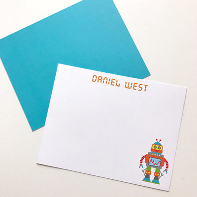 robot stationery