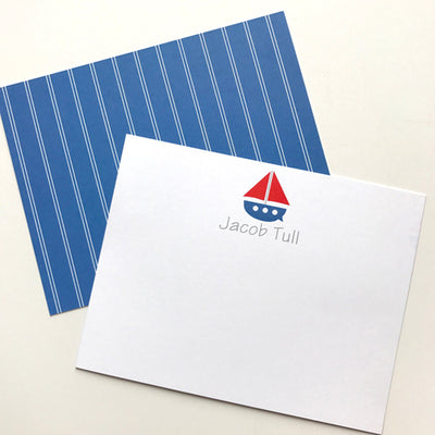 sailboat stationery