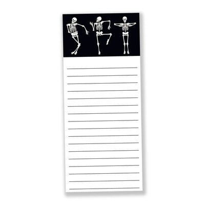 dancing skeletons notepad on barquegifts.com
