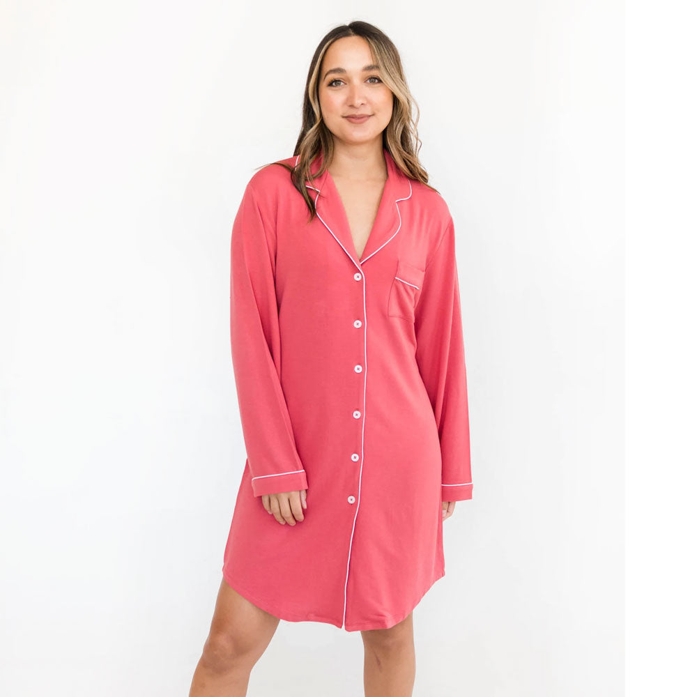 Gracie Sleep Shirt Dress