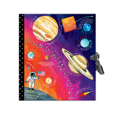 Space Adventures Locking Journal - Barque Gifts