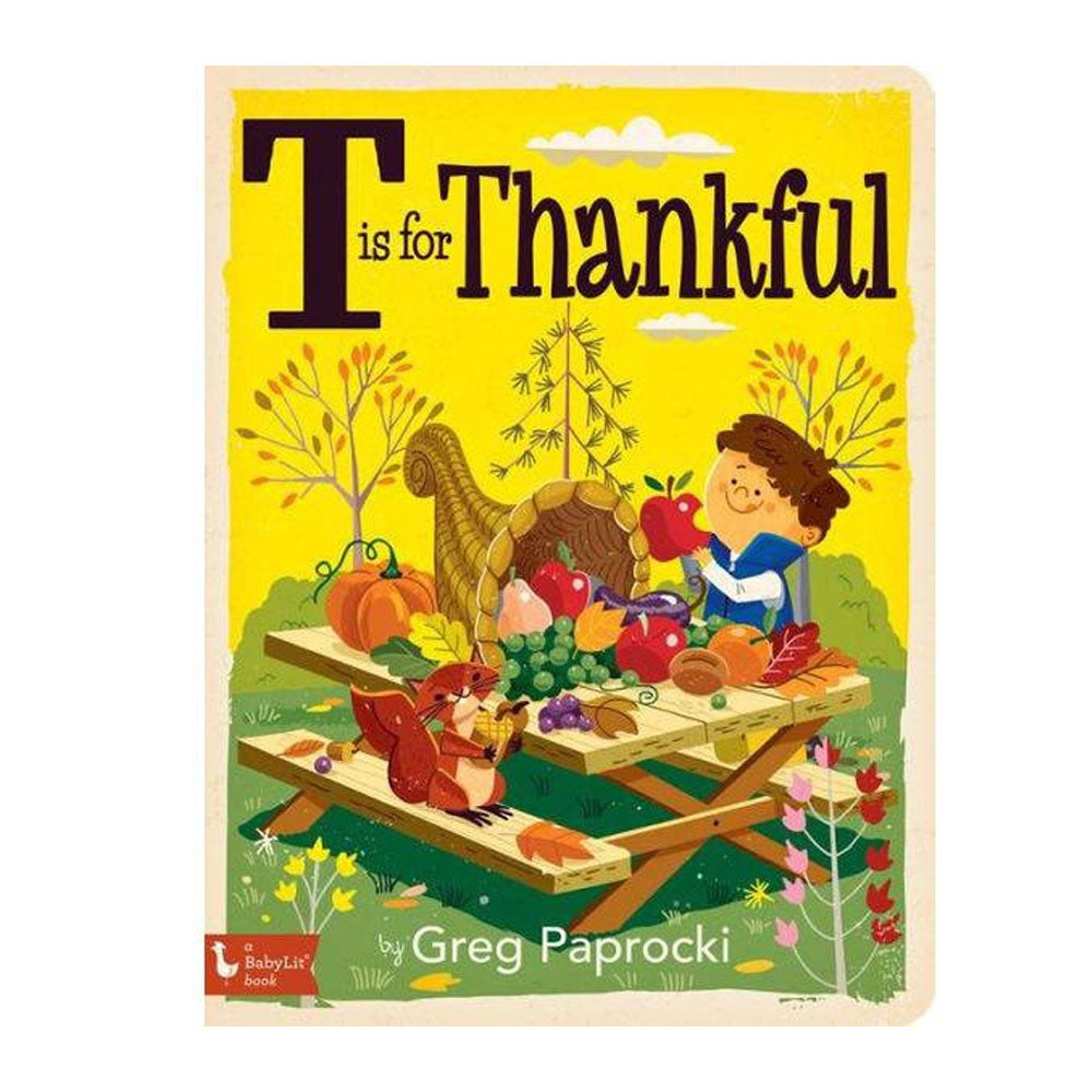 T is for Thankful Board Book