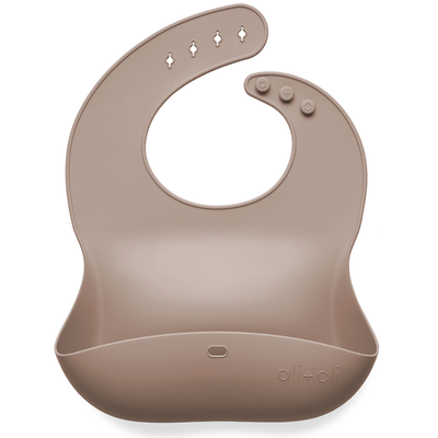 Silicone Roll-Up & Stay Closed Baby Bib