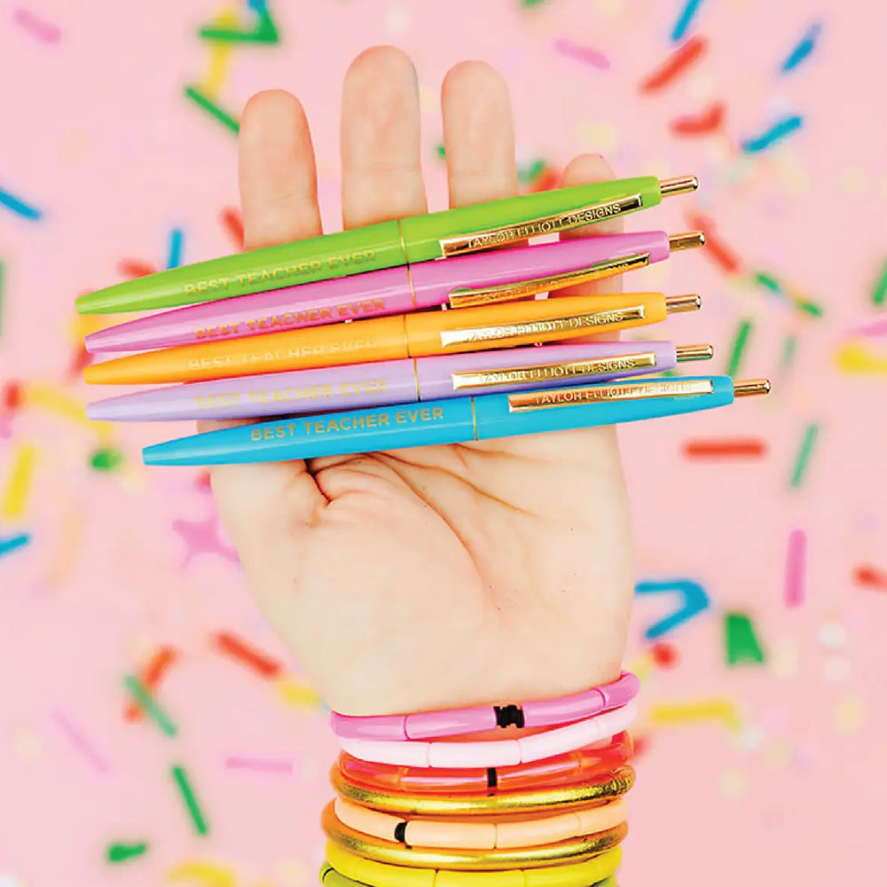 Best Teacher Ever Pens (set of 5)