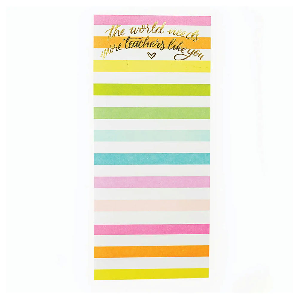 Teacher Skinny List Pad