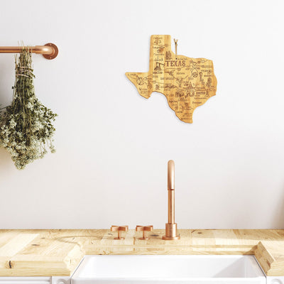Destination Texas Bamboo Cutting Board