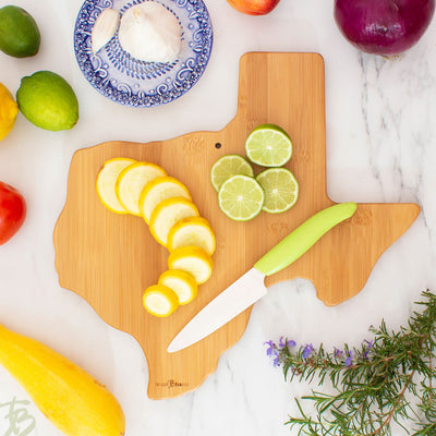 Destination Texas Bamboo Cutting Board
