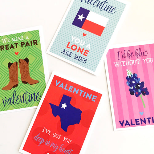 Texas punny valentines on barquegifts.com