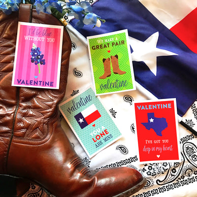 Texas punny valentines on barquegifts.com