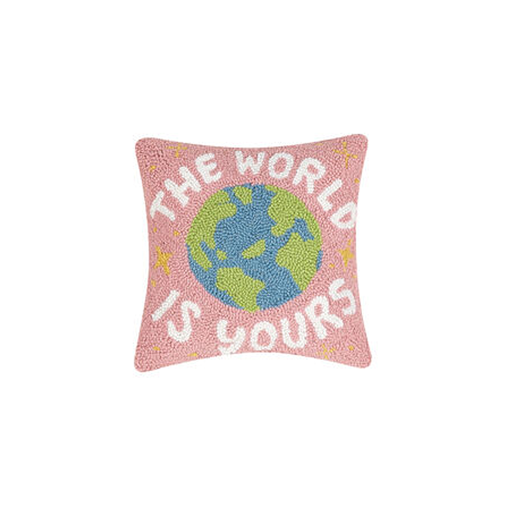 the world is yours pillow on barquegifts.com