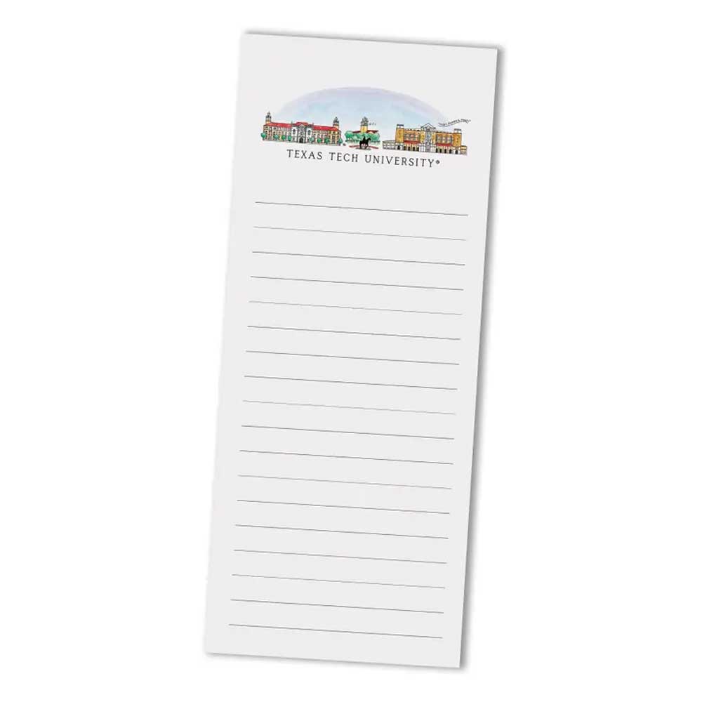 Texas Tech Skyline Notepad