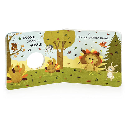 Gobble Wobble Dance Like a Turkey Finger Puppet Book