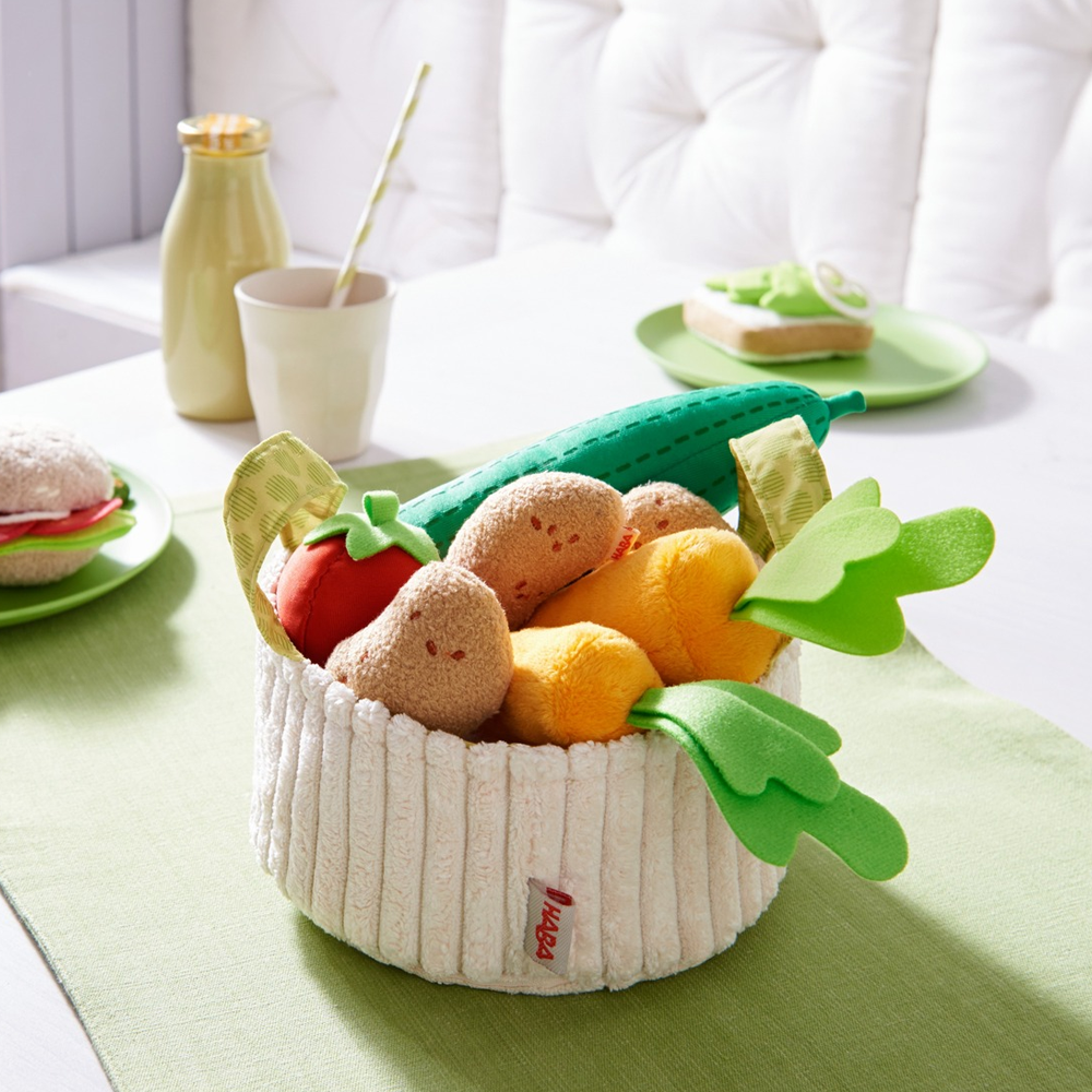 Plush Vegetable Basket