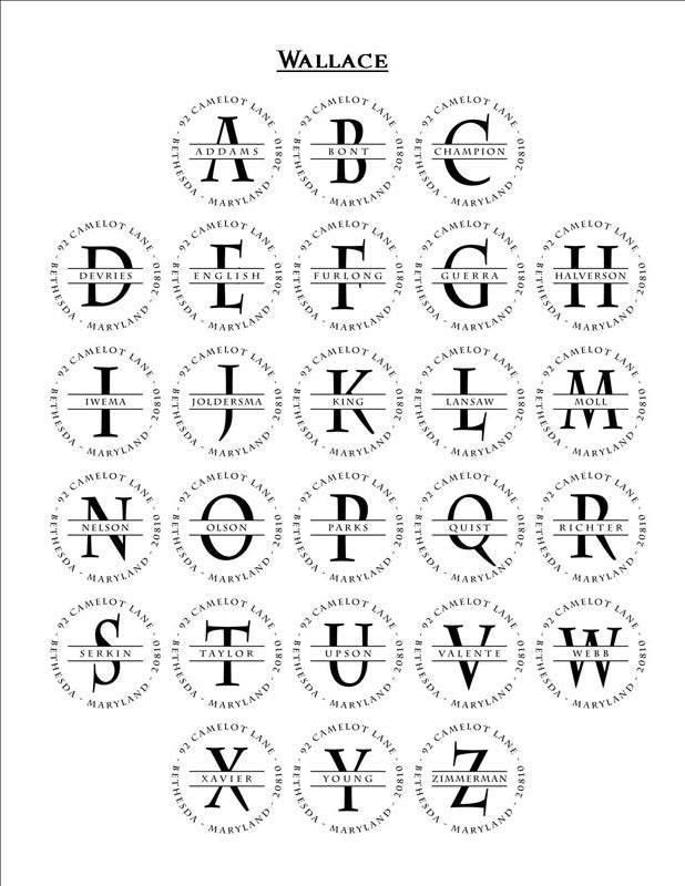 Wallace Self-Inking Stamp - Barque Gifts