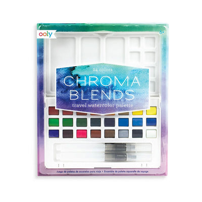 Chroma Blends Travel Watercolor Palette - Barque Gifts