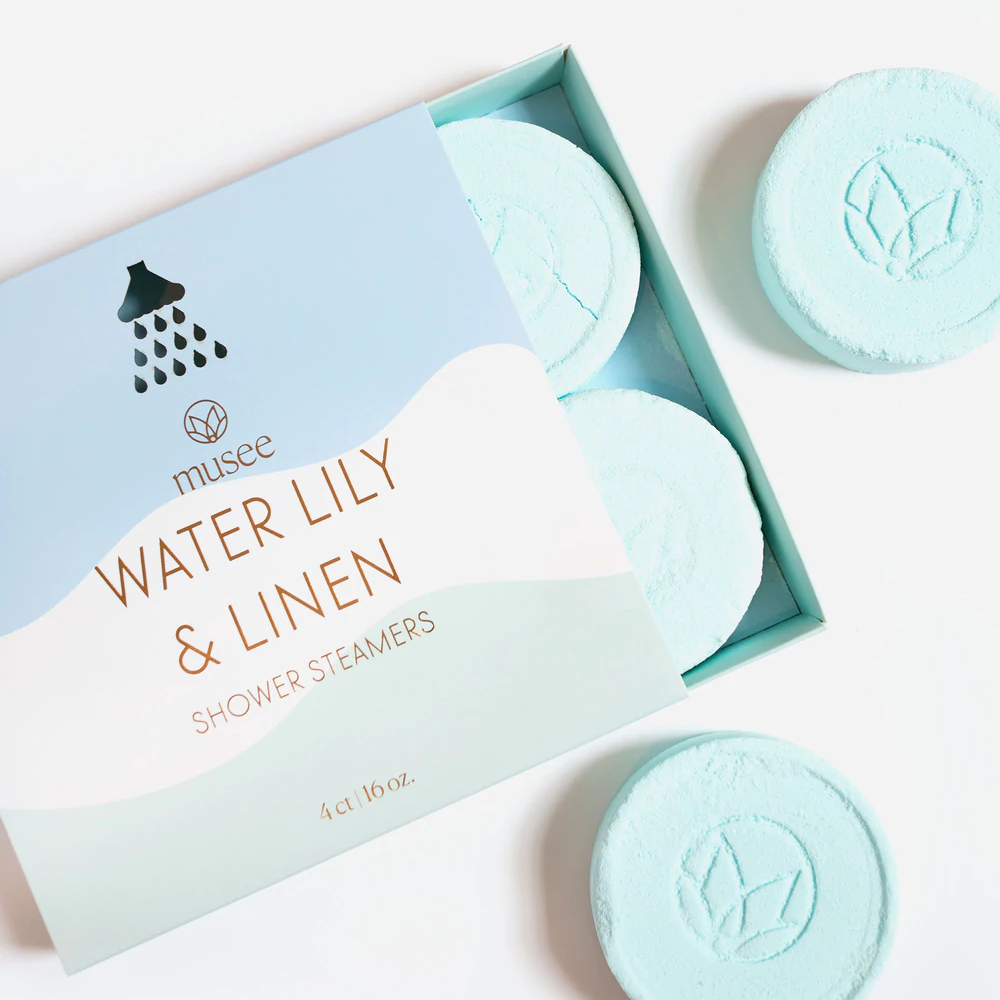 Water Lily & Linen Shower Steamers