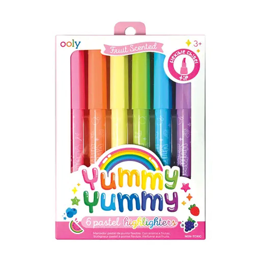 Yummy Yummy Scented Pastel Highlighters (set of 6)